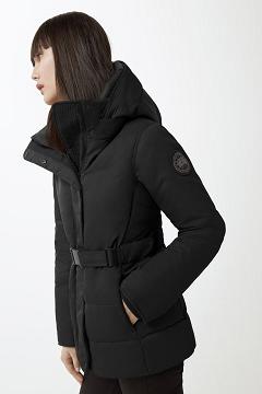 Chamarras Canada Goose Mujer Mexico - McKenna Abrigos Black Label Negros NH7946208
